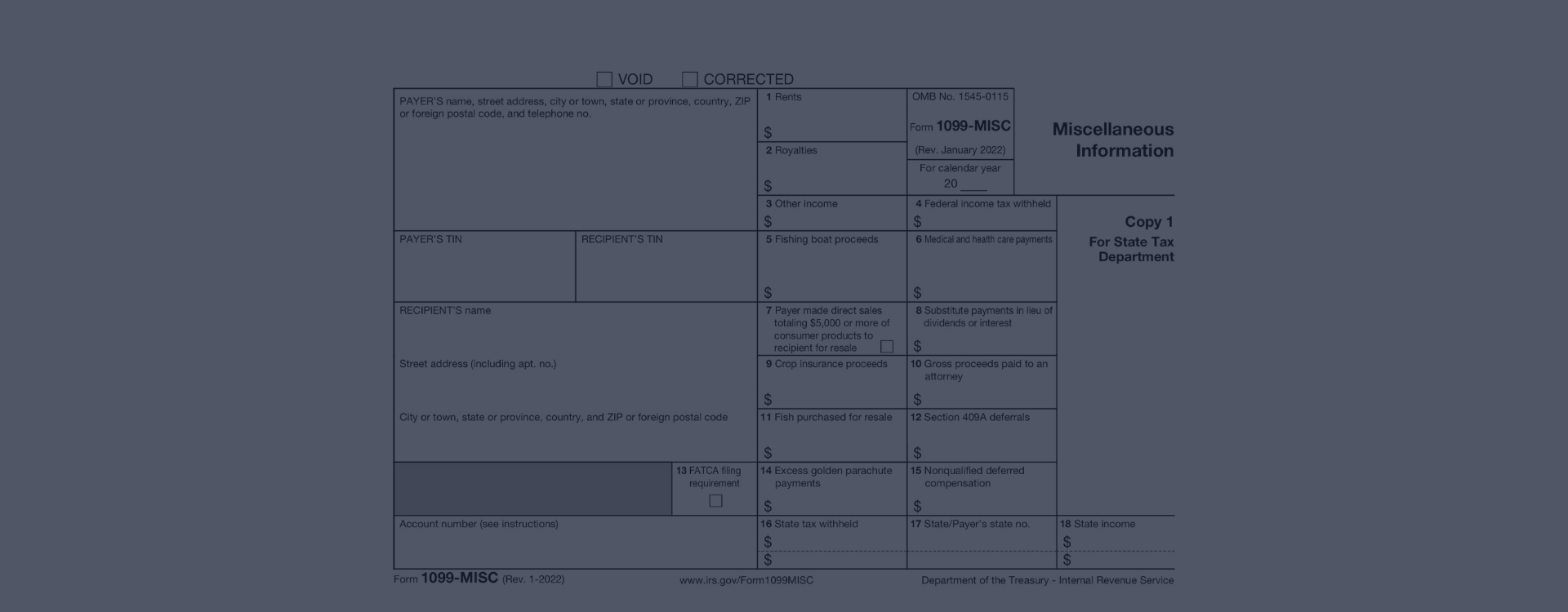 Irs form 1099 misc free 1099 form for 2023 printable template